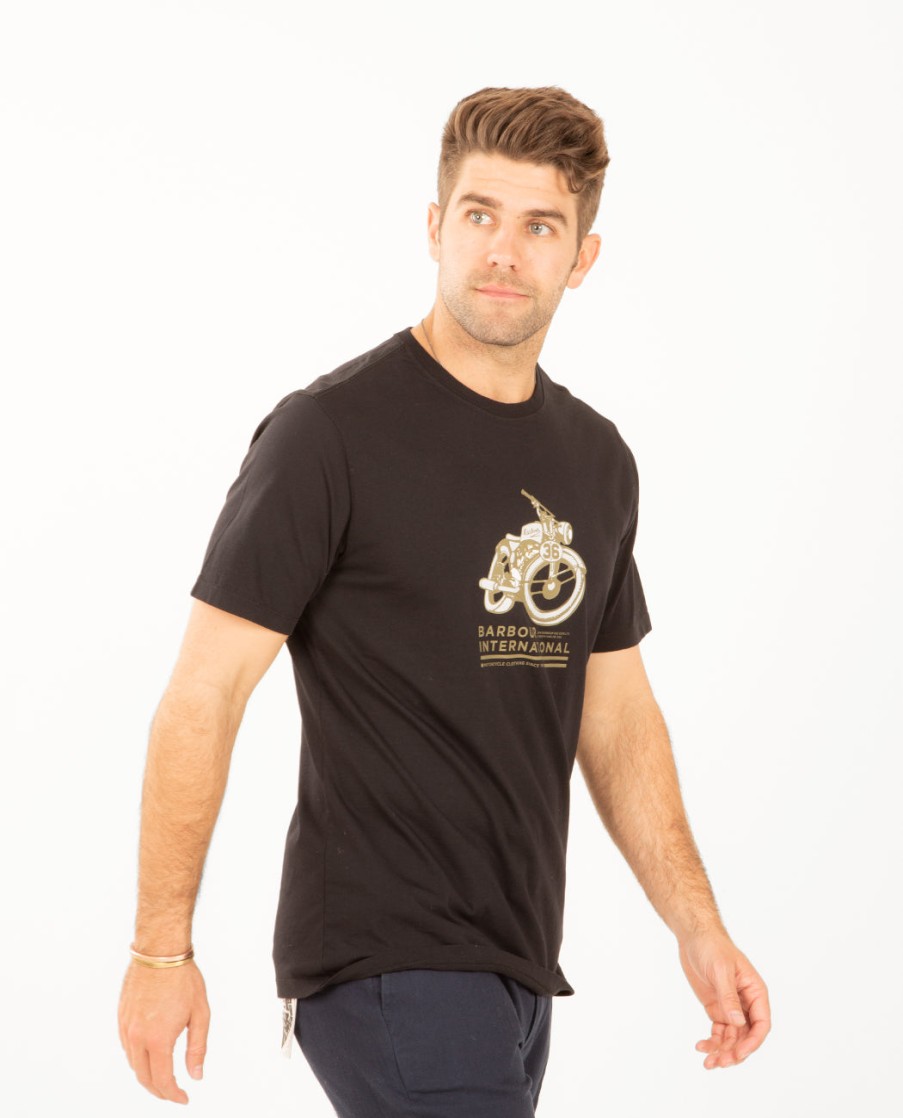 Men BARBOUR | Surface Tee Black