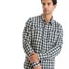 Men RRL | Canvas Check Illinois Workshirt