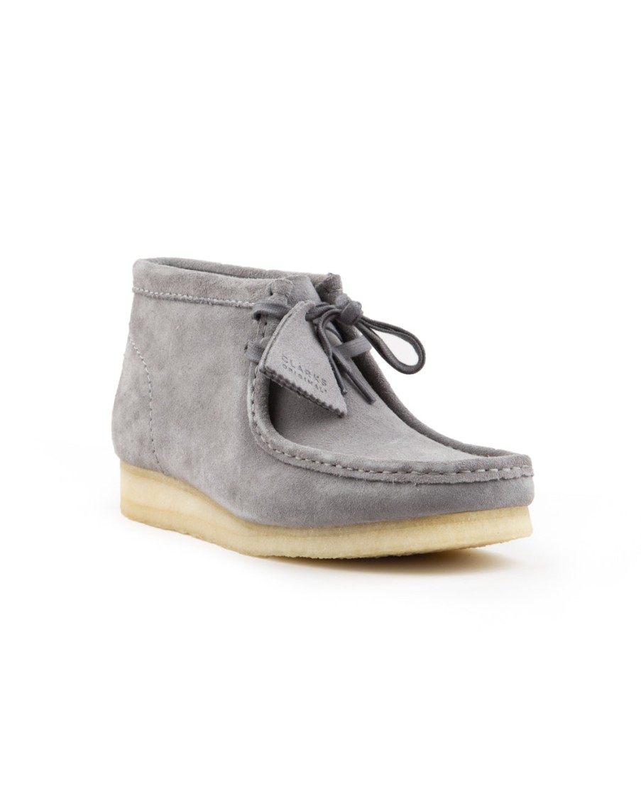 Men CLARKS ORIGINALS | Wallabee Boot Grey