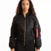 Women ALPHA INDUSTRIES | Ma-1 Bomber Jacket Black