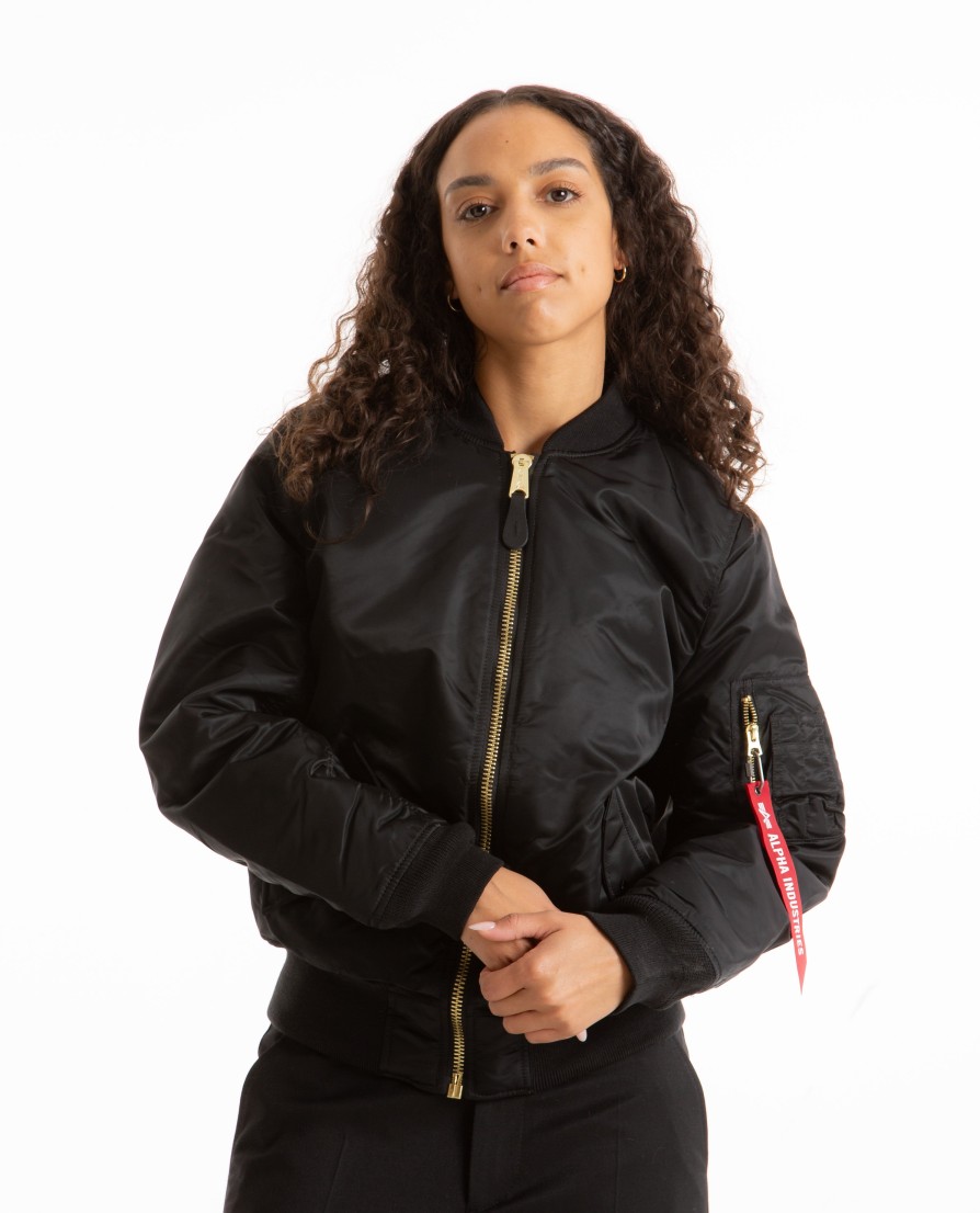 Women ALPHA INDUSTRIES | Ma-1 Bomber Jacket Black