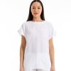 Men HARIS COTTON | Short Sleeve Linen Top White