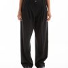 Women GANNI | Drapey Melange Pleat Pants