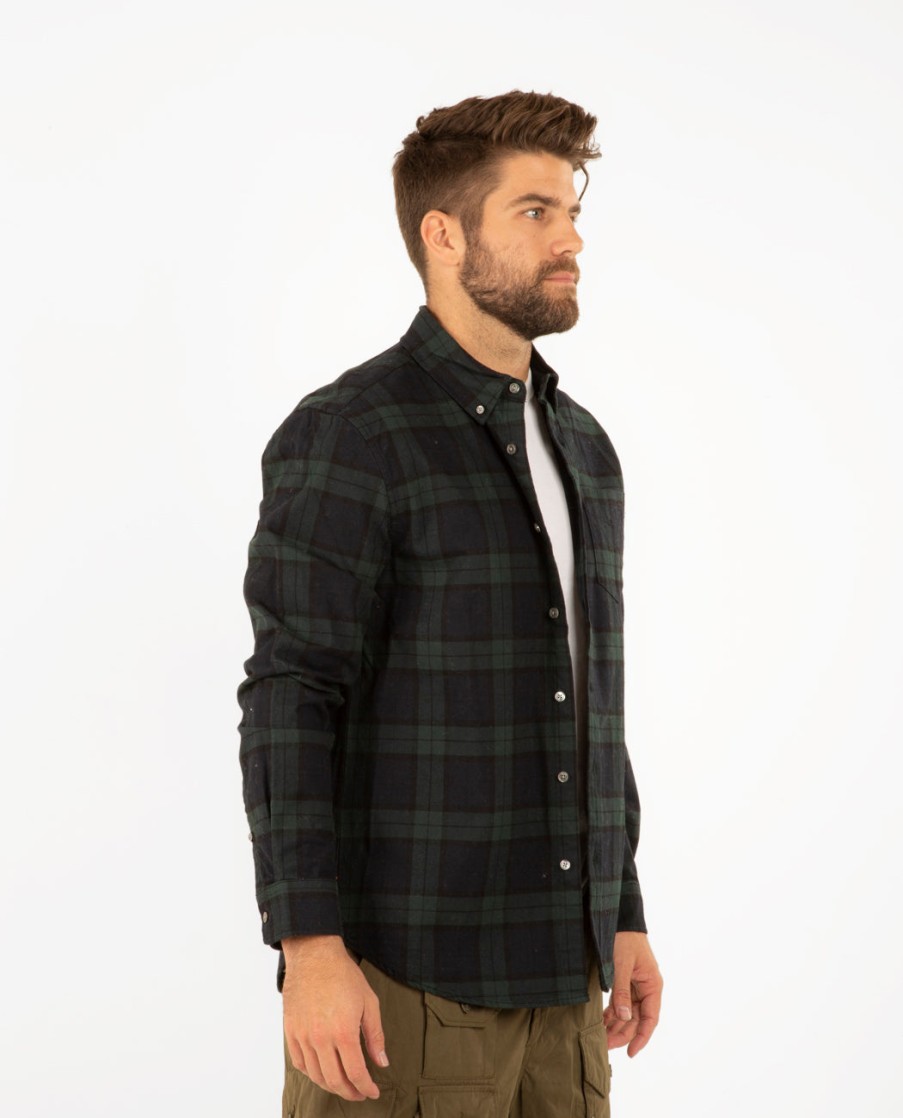 Men ALEX MILL | Mill Shirt Blackwatch Tartan