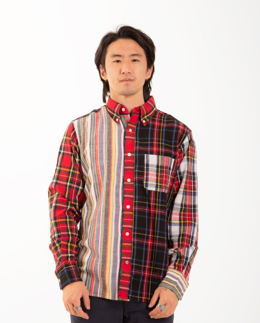 Men ORIGINAL MADRAS TRADING COMPANY | No. 103 Buttondown Long Sleeve Shirt