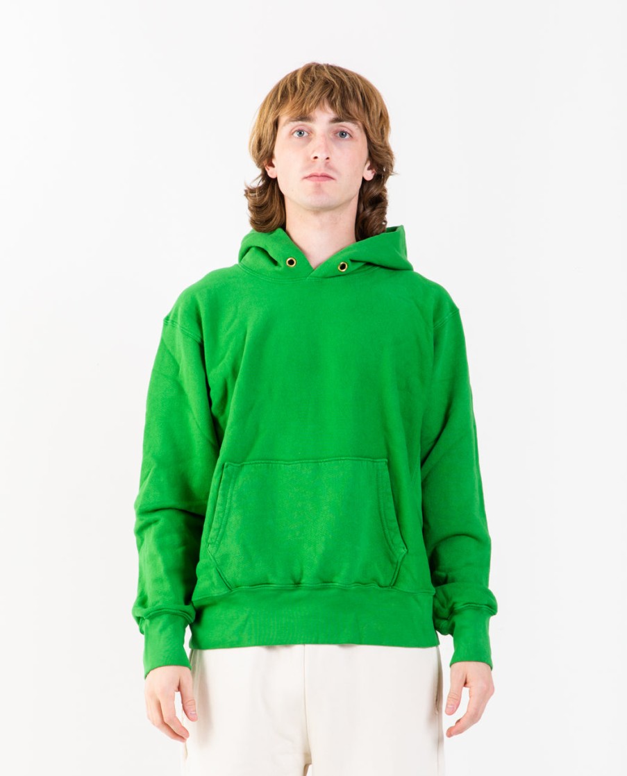 Men LES TIEN | Cropped Hoodie Kelly Green