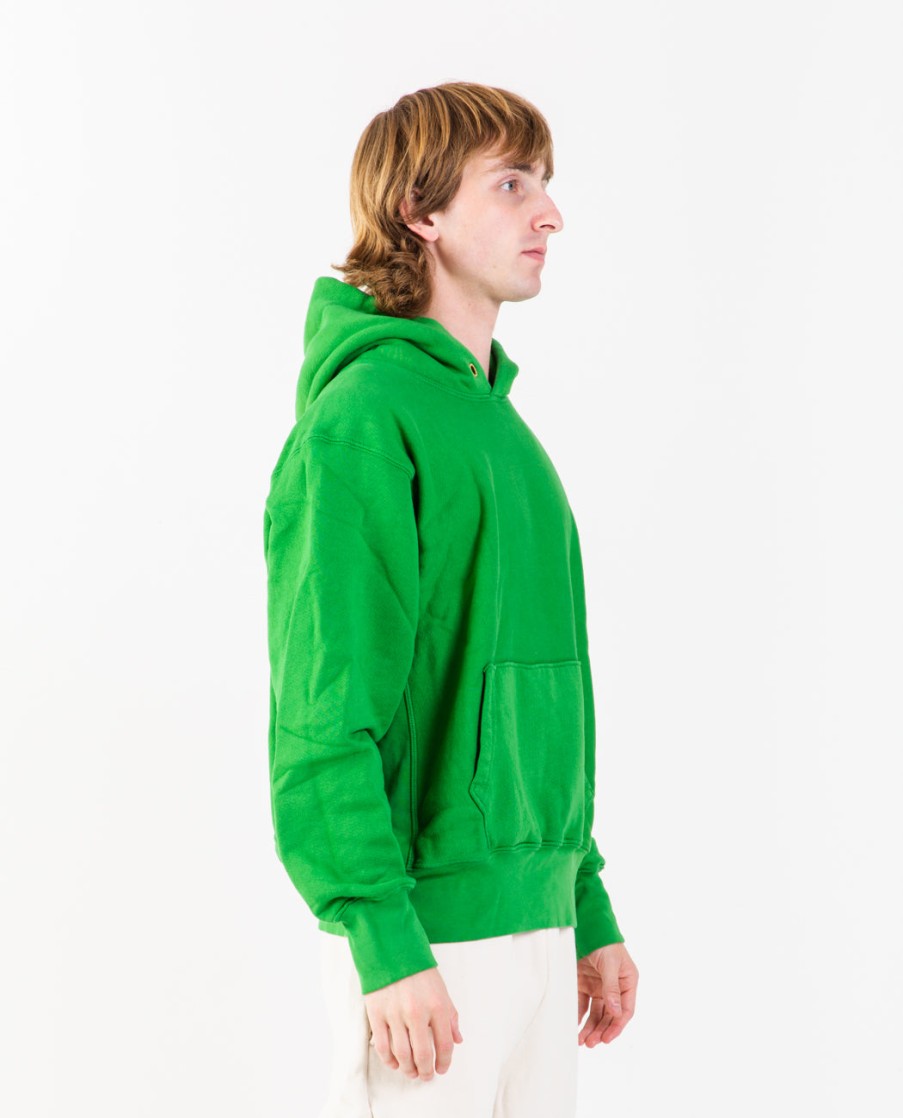 Men LES TIEN | Cropped Hoodie Kelly Green