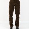 Men BARBOUR | Neuston Stretch Corduroy Trousers Dark Olive