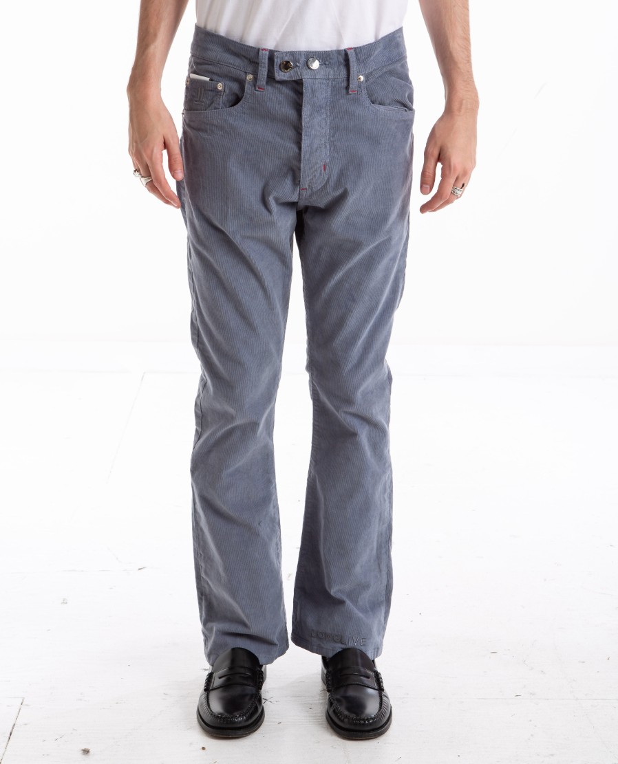 Men LONGLIVE | Sig Flare Cords Vintage Grey