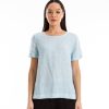 Men HARIS COTTON | Boat Neck Linen Top Ocean