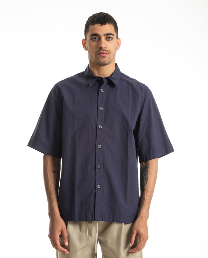 Men GREI | S/S Box Shirt Midnight