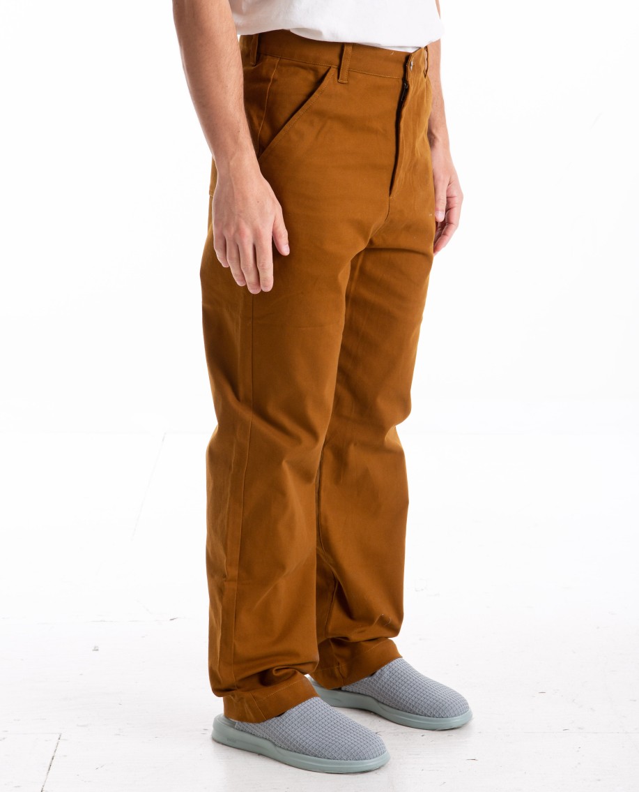 Men MALBON GOLF | World Chino Pant Wheat