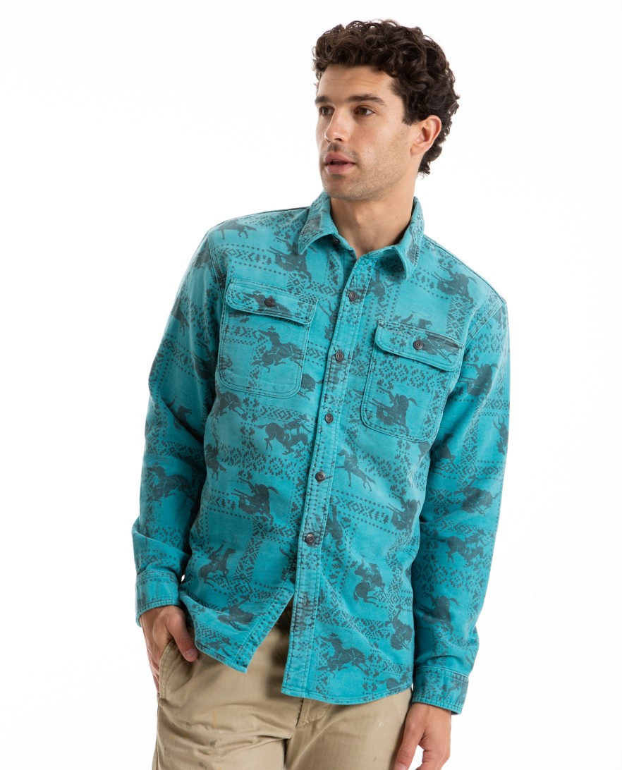 Men RRL | Moleskin Matlock Workshirt