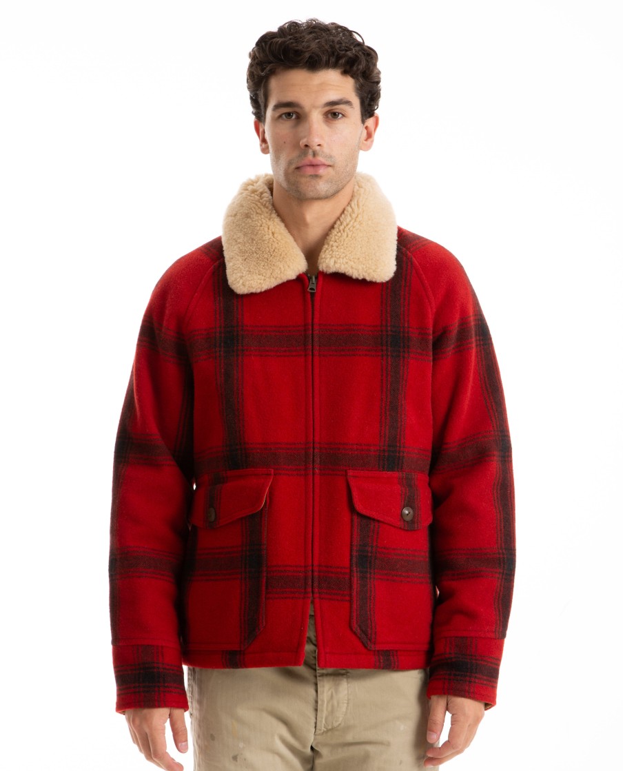 Men RRL | Shearling Field Jacket