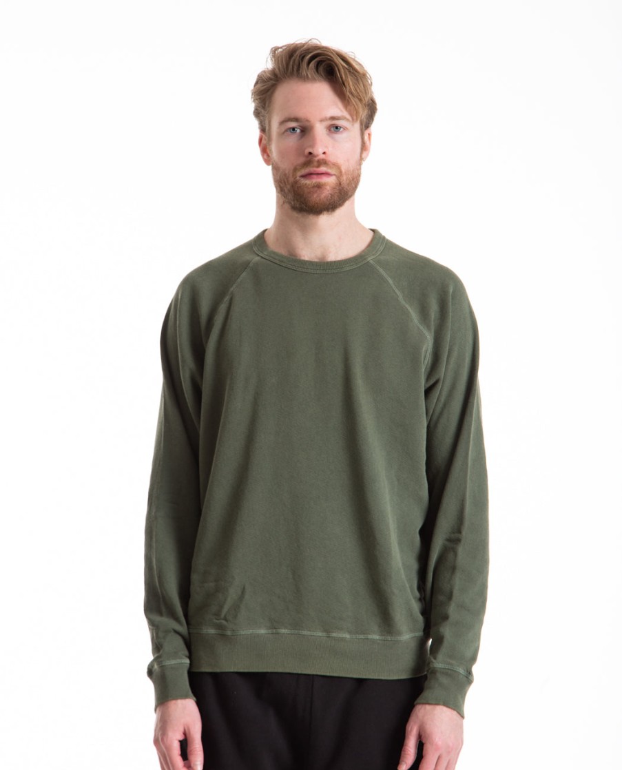 Men THE GREAT | The Men'S College Sweatshirt Army