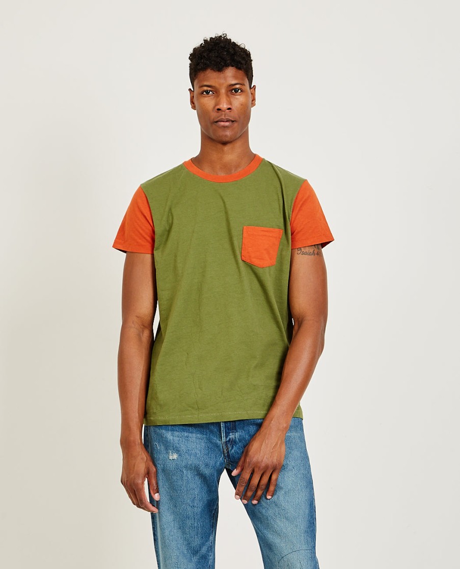 Men LEVI'S VINTAGE CLOTHING | 1950'S Sportswear Tee Green Rust