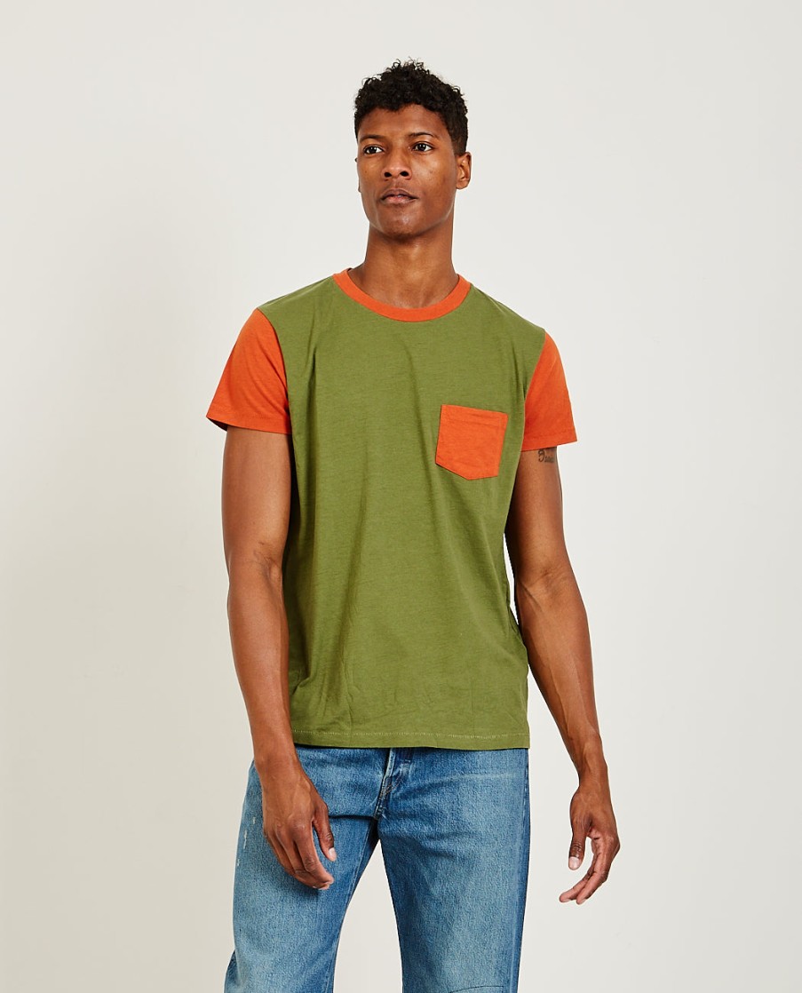 Men LEVI'S VINTAGE CLOTHING | 1950'S Sportswear Tee Green Rust