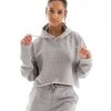 Women GANNI | Isoli Cropped Oversized Hoodie