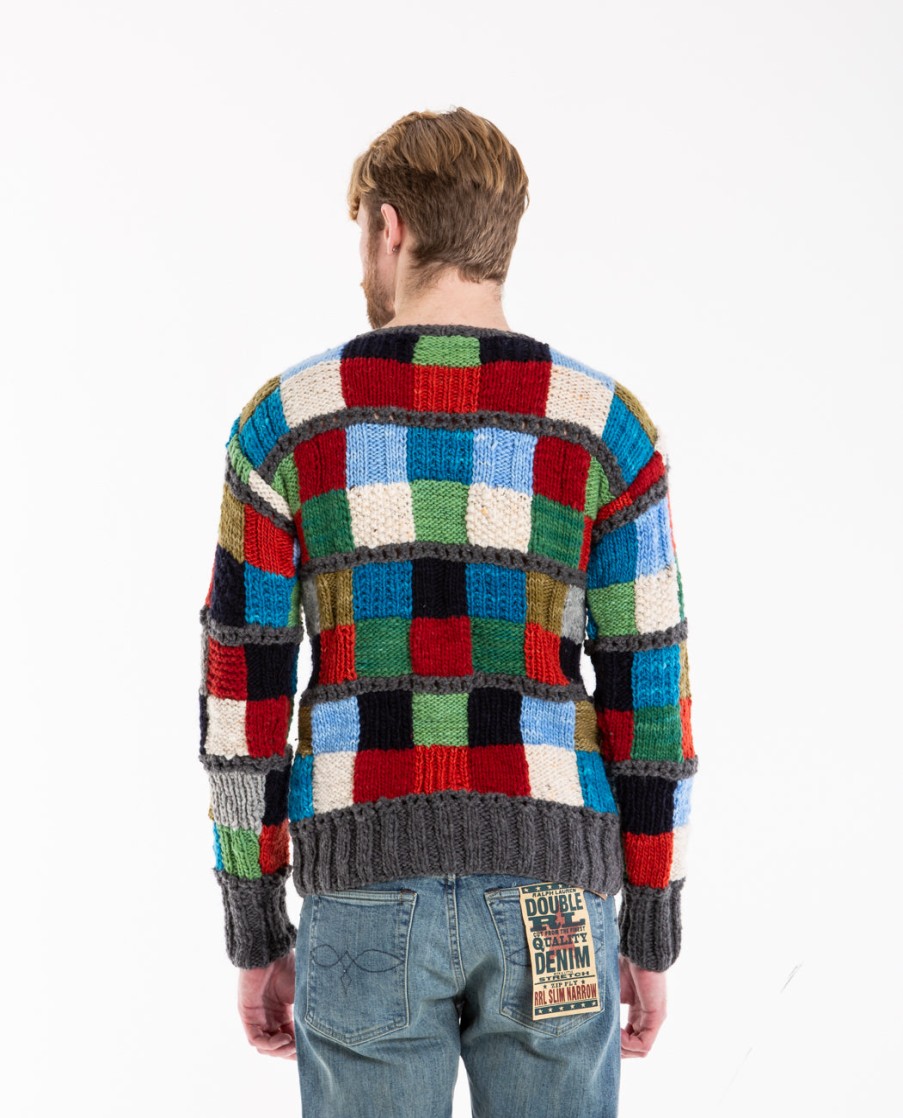 Men CHAMULA | Sampler Squares Pullover