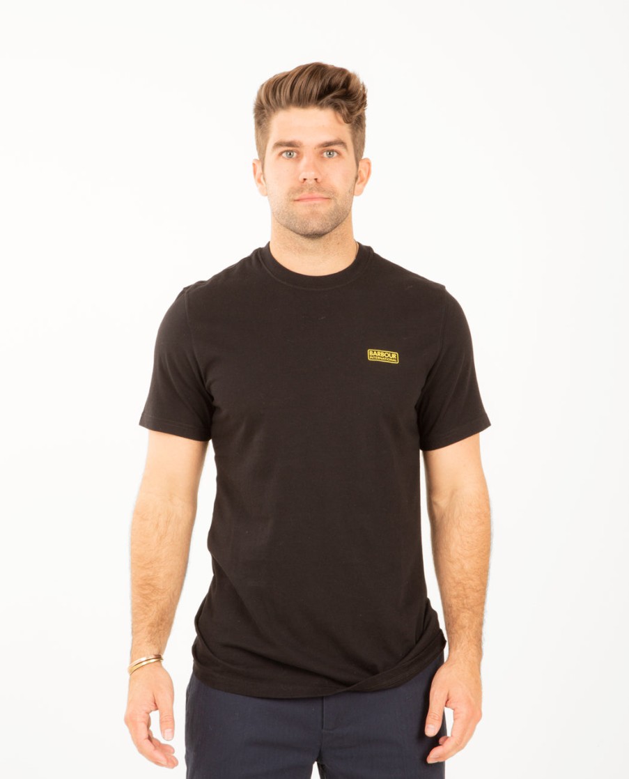 Men BARBOUR | Small Logo Tee Black