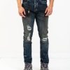 Men NEON DENIM BRAND | Thunders Dirty Overdye Jeans