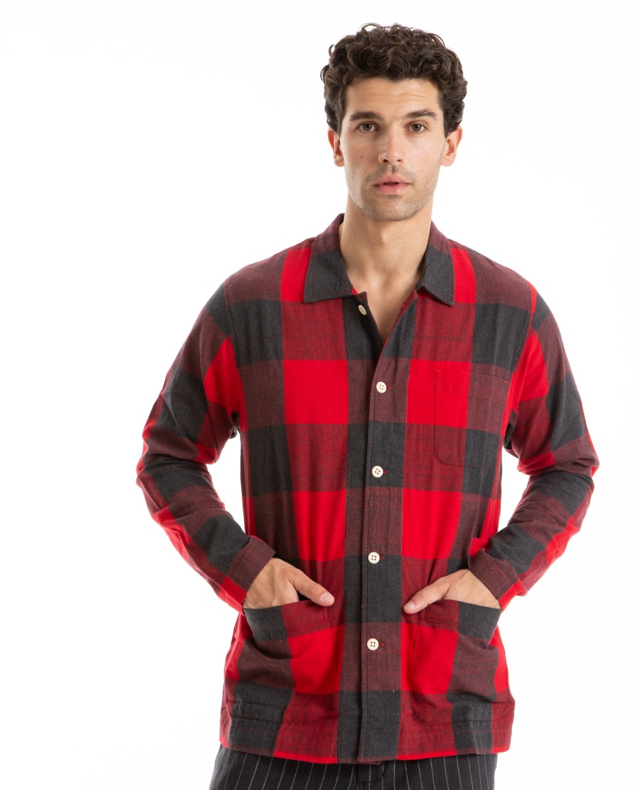 Men ORIGINAL MADRAS TRADING COMPANY | Stout Shirt Jacket