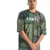 Men FDMTL | Printed Patchwork S/S Sweatshirt