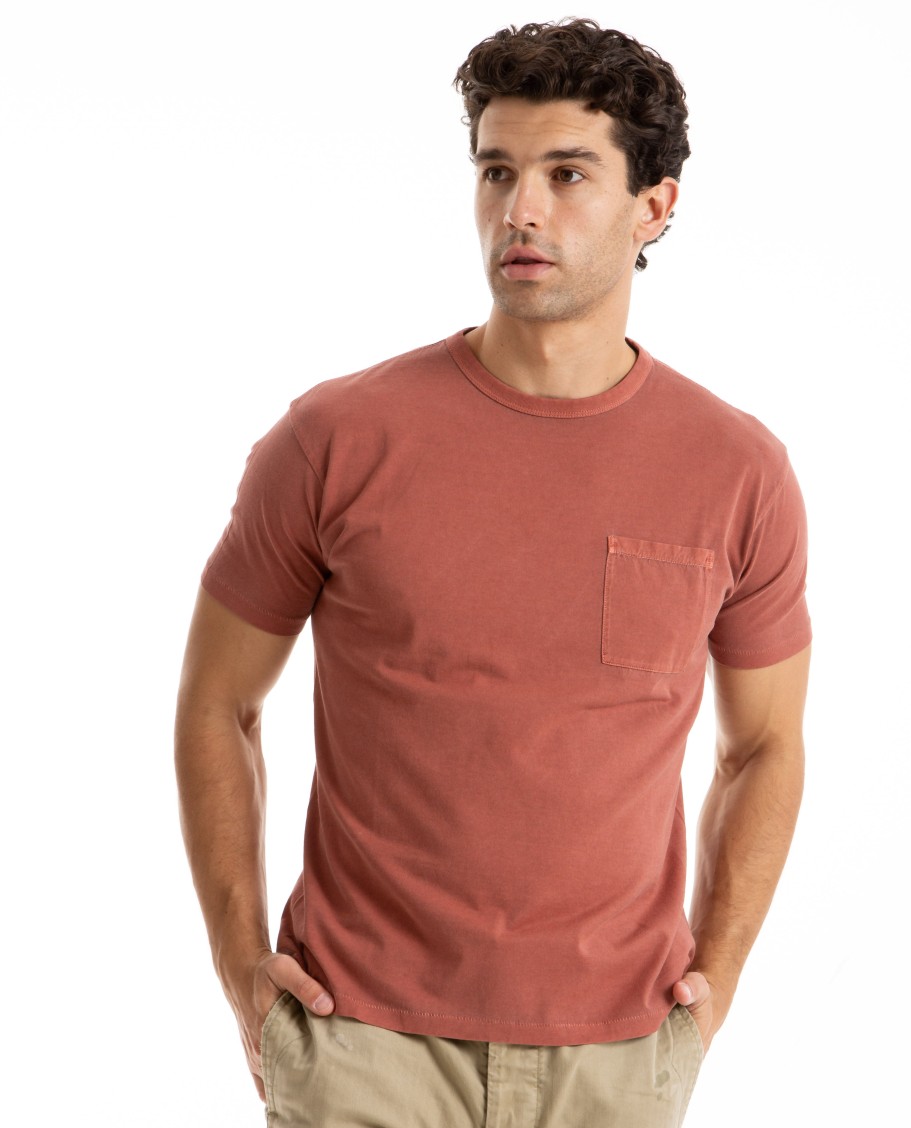 Men RRL | Garment Dyed Crew Tee