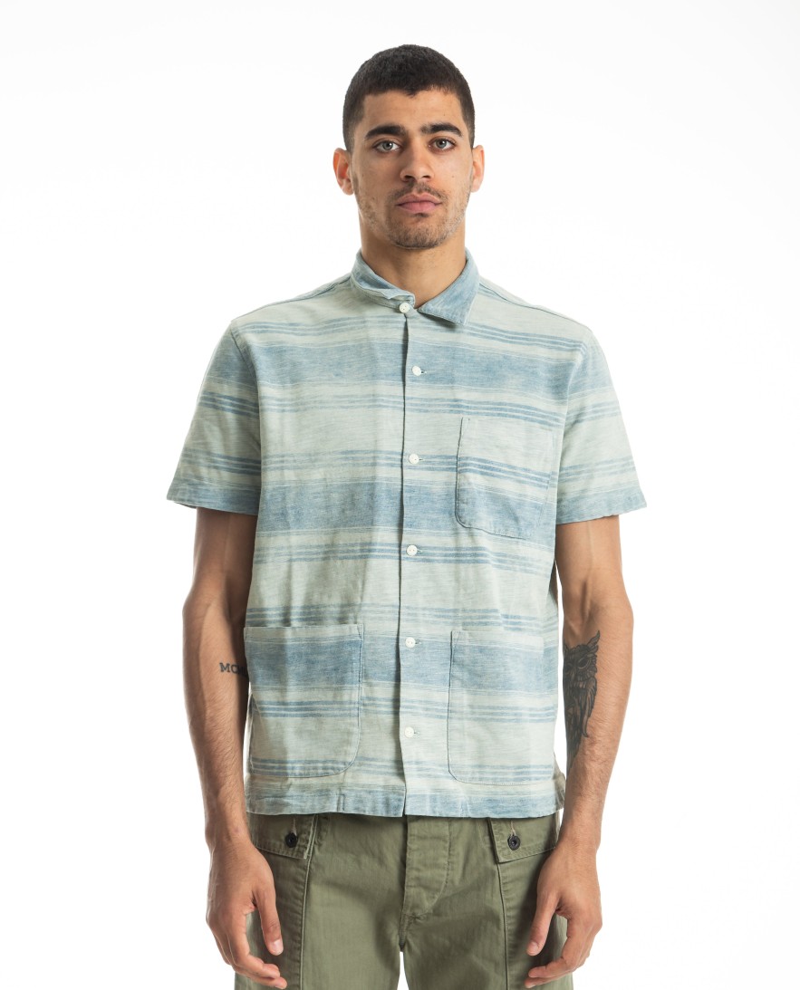 Men RRL | Double Pocket Camp Shirt