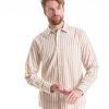 Men ALEX MILL | Mill Shirt Wide Striped Poplin