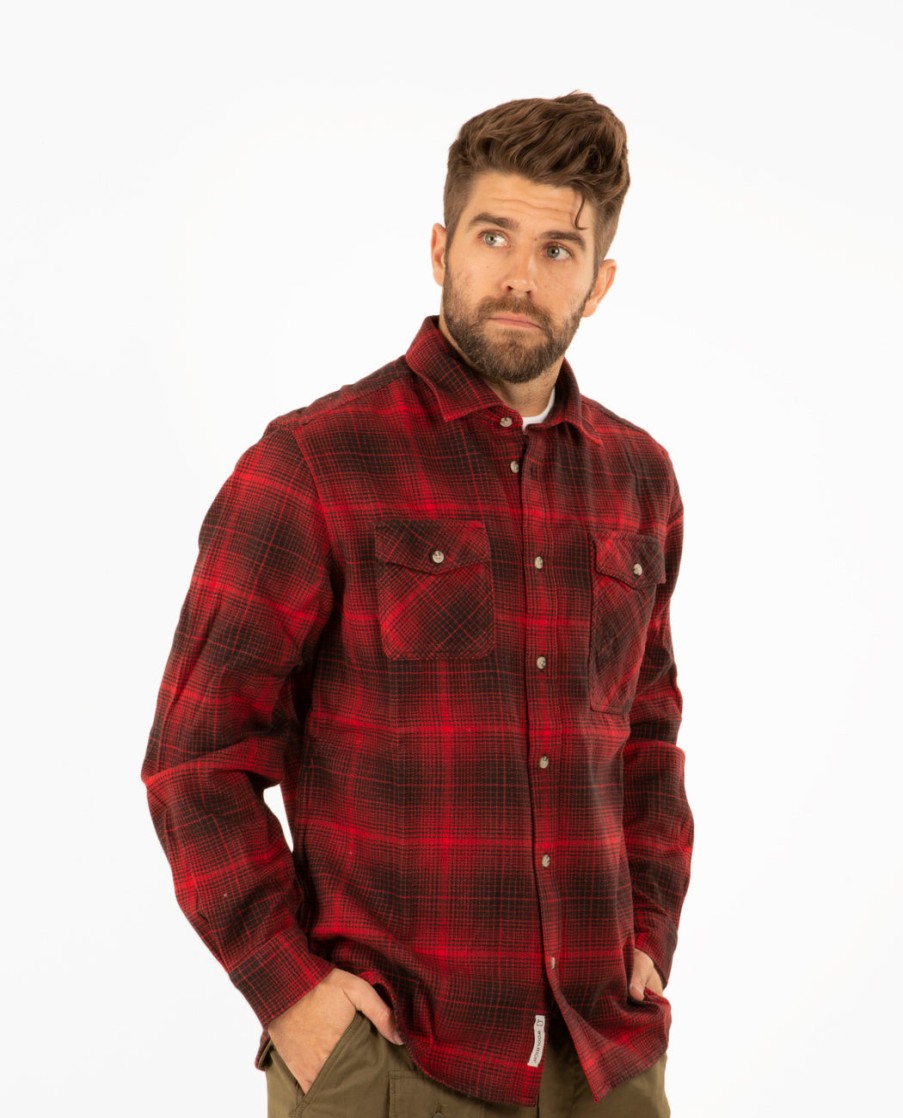 Men WOOLRICH | Flannel Check Cruiser Shirt