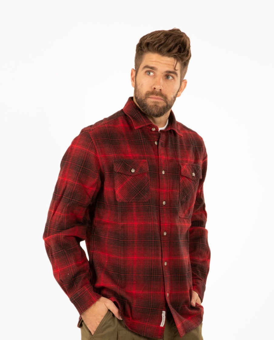 Men WOOLRICH | Flannel Check Cruiser Shirt