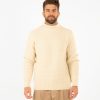 Men SUNSPEL | Merino Fishermans Jumper Ecru