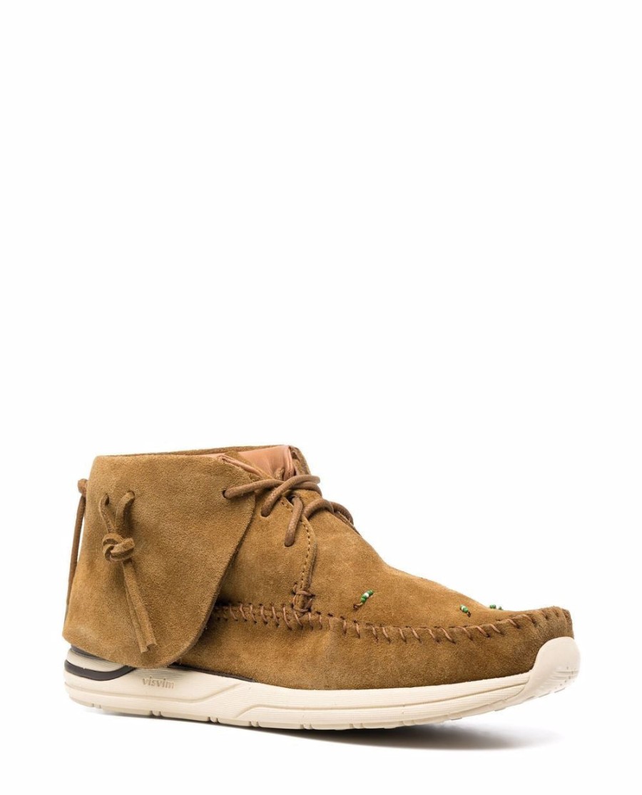 Men WMV VISVIM | Fbt Lhamo Folk Sneaker Mustard