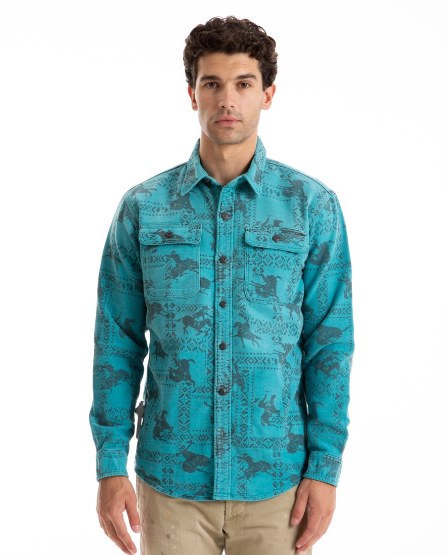 Men RRL | Moleskin Matlock Workshirt