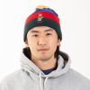 Men POLO RALPH LAUREN | Polo Bear Striped Rib-Knit Beanie