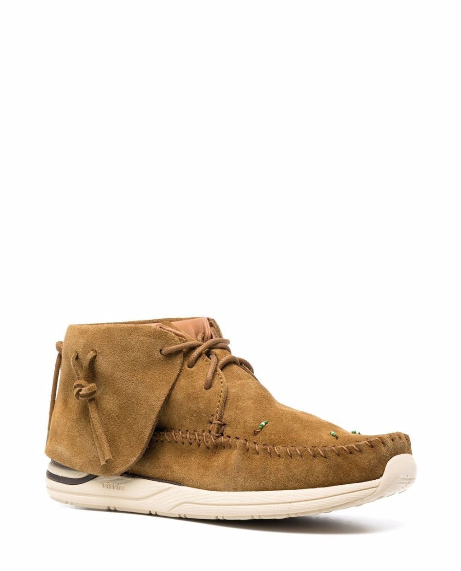 Men WMV VISVIM | Fbt Lhamo Folk Sneaker Mustard