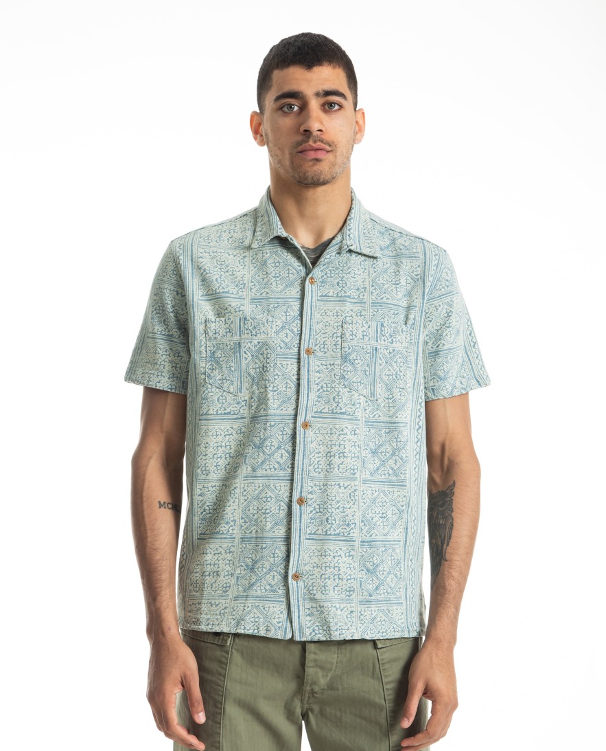 Men RRL | Double Pocket Camp Shirt