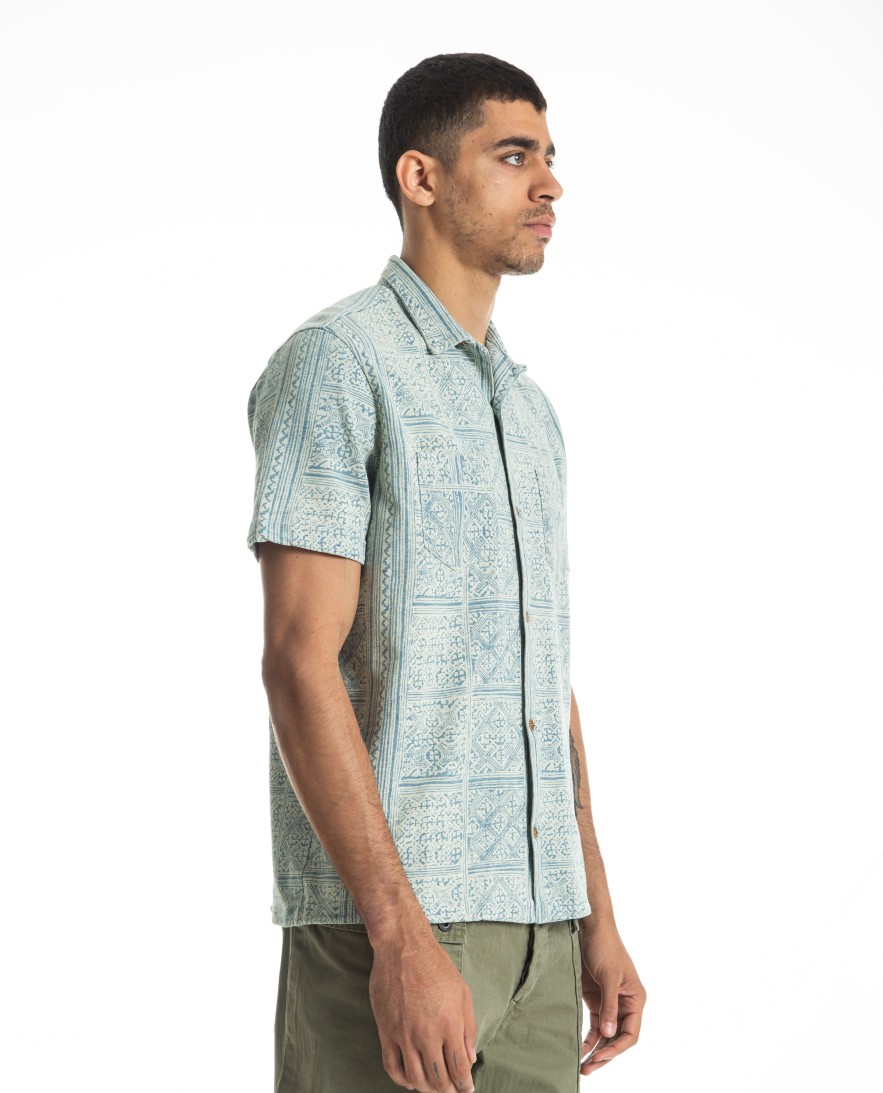 Men RRL | Double Pocket Camp Shirt