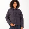 Men ALEX MILL | Quilted Cropped Jacket Navy