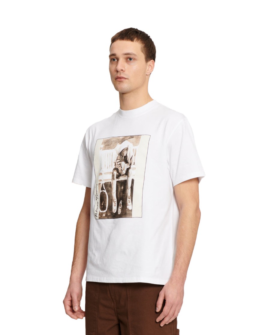 Men PALMES | Roland T-Shirt White