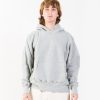 Men LES TIEN | Cropped Hoodie Heather Grey