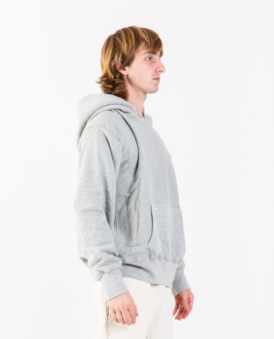 Men LES TIEN | Cropped Hoodie Heather Grey