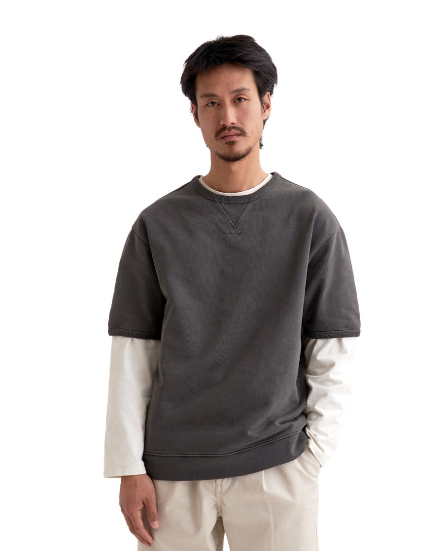 Men SATURDAYS NYC | Elliot Ss Sweatshirt