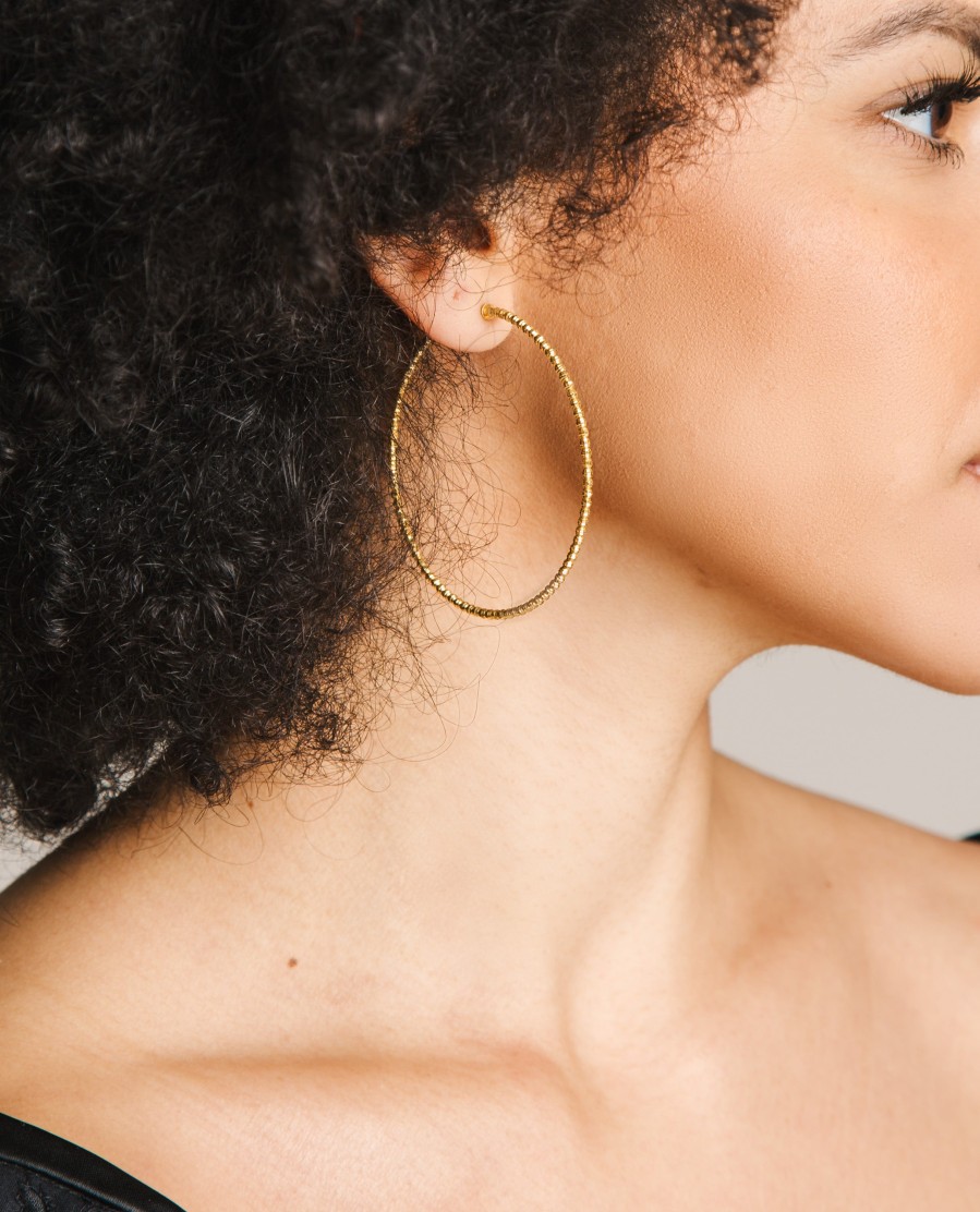 Women ELE KEATS | Gold Hoops Earrings