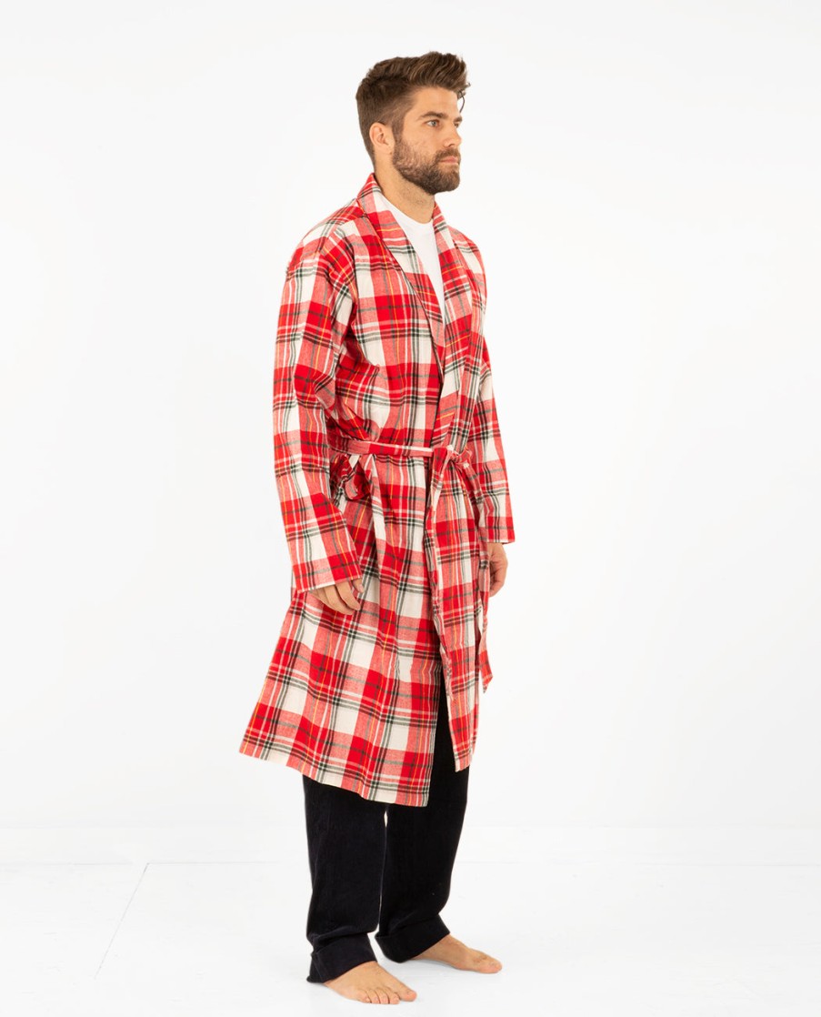 Men ORIGINAL MADRAS TRADING COMPANY | No. 80 Rope Belted Robe