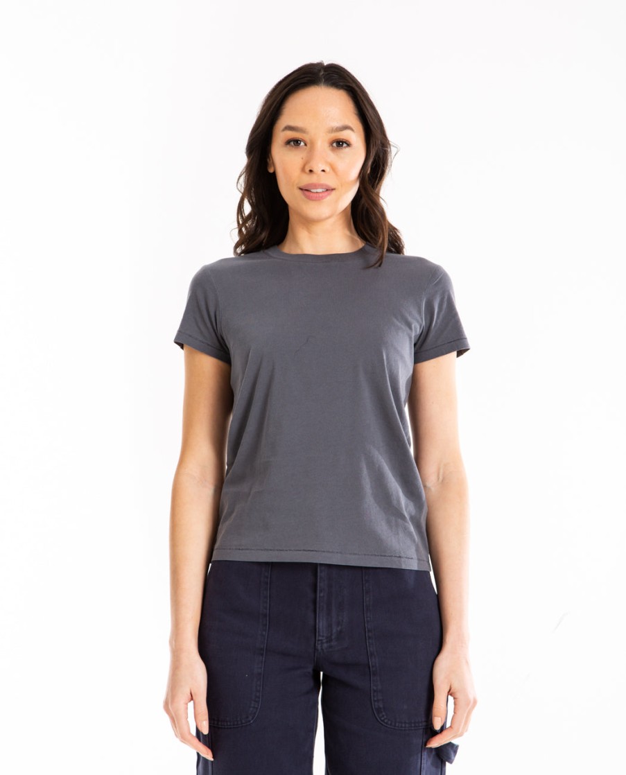 Men ALEX MILL | Prospect Tee In 40'S Jersey Graphite