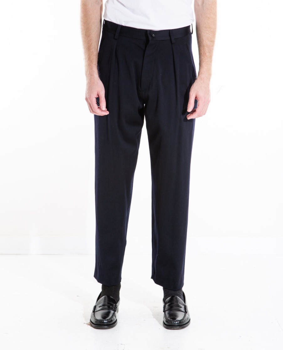 Men BLURHMS | Wool Kersey Pant