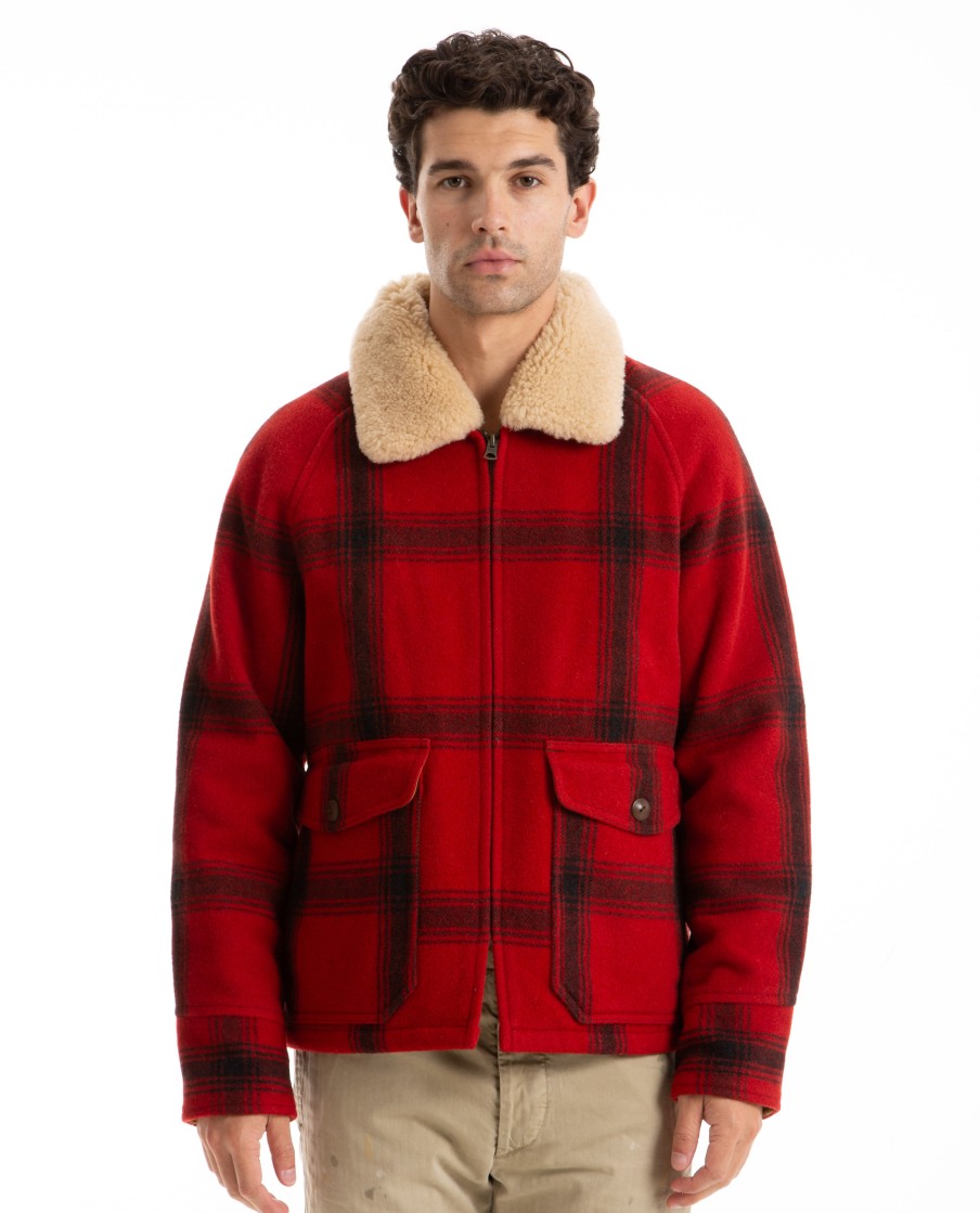 Men RRL | Shearling Field Jacket