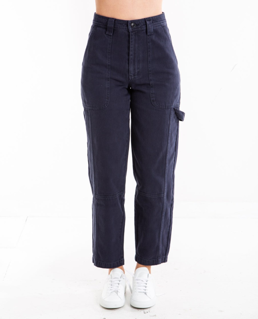 Men ALEX MILL | Phoebe Pant Upcycled Denim Navy